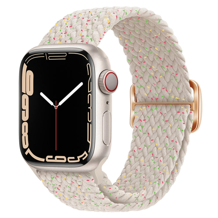 Buckle Nylon Braided Watch Band, For Apple Watch Series 8&7 41mm / SE 2&6&SE&5&4 40mm / 3&2&1 38mm, For Apple Watch Series 8&7 41mm / SE 2