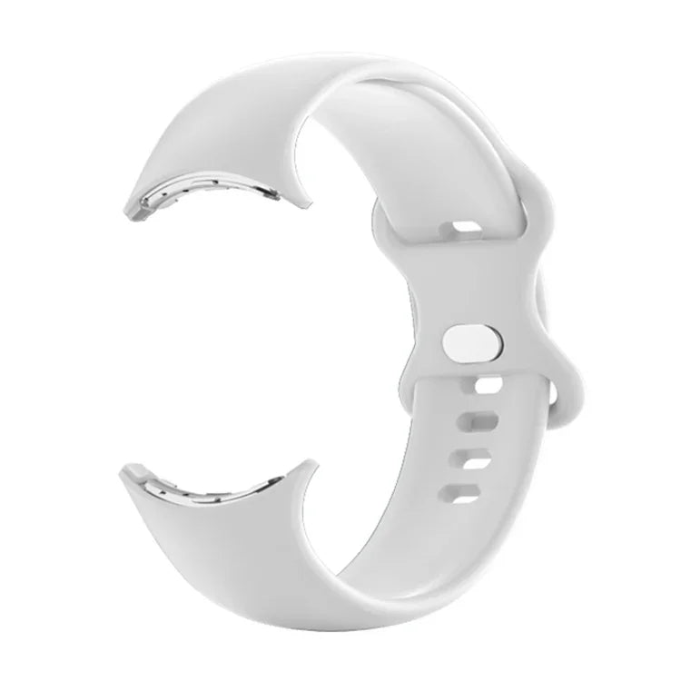 For Google Pixel Watch 4 / 3 / 2 / 1 41mm Single Color Silicone Watch Band, Man, Women