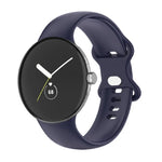 For Google Pixel Watch 4 / 3 / 2 / 1 41mm Single Color Silicone Watch Band, Man, Women