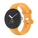 For Google Pixel Watch 4 / 3 / 2 / 1 41mm Single Color Silicone Watch Band, Man, Women