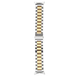 Three Strains Stainless Steel Metal Watch Band, For Google Pixel Watch 4 / 3 / 2 / 1 41mm