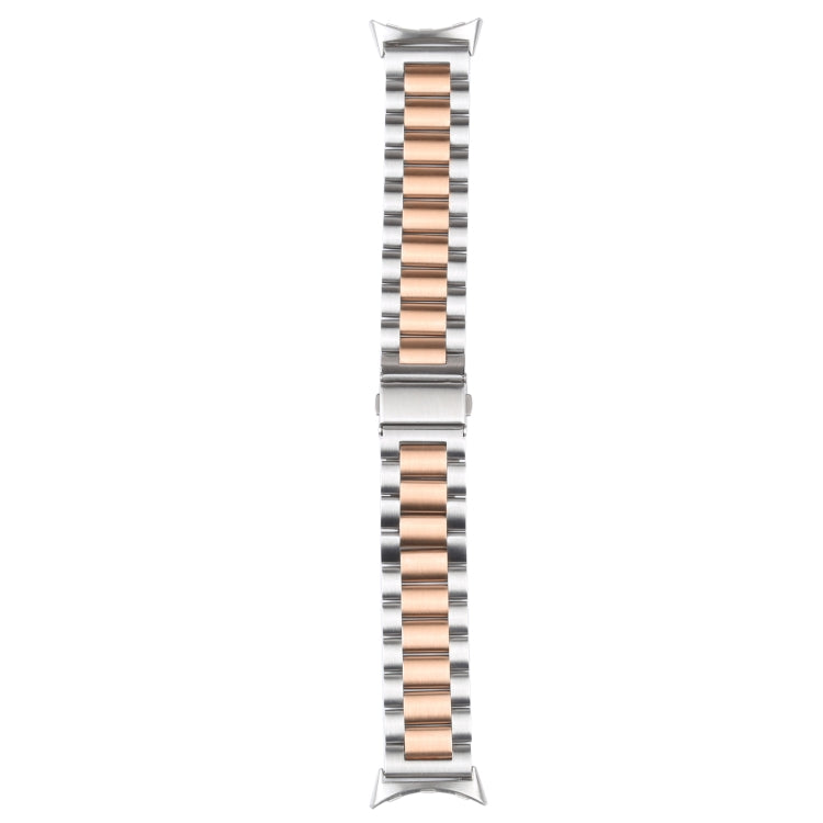 Three Strains Stainless Steel Metal Watch Band, For Google Pixel Watch 4 / 3 / 2 / 1 41mm