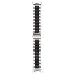 Three Strains Stainless Steel Metal Watch Band, For Google Pixel Watch 4 / 3 / 2 / 1 41mm