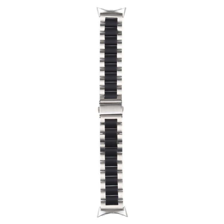 Three Strains Stainless Steel Metal Watch Band, For Google Pixel Watch 4 / 3 / 2 / 1 41mm