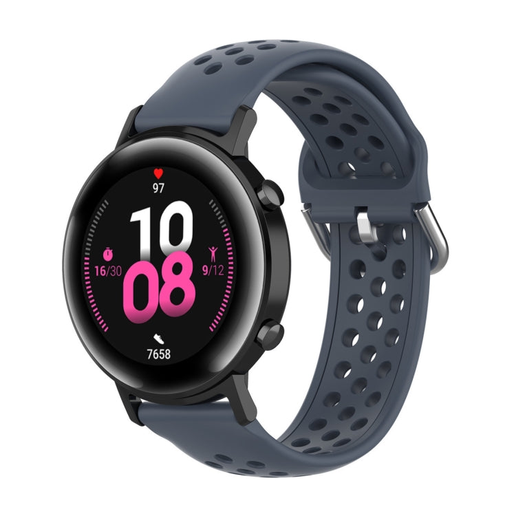 20mm Clasp Solid Color Sport Wrist Strap Watchband, For Huawei Watch GT2 42MM, For Galaxy Watch Active2 / Active