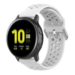 20mm Clasp Solid Color Sport Wrist Strap Watchband, For Huawei Watch GT2 42MM, For Galaxy Watch Active2 / Active