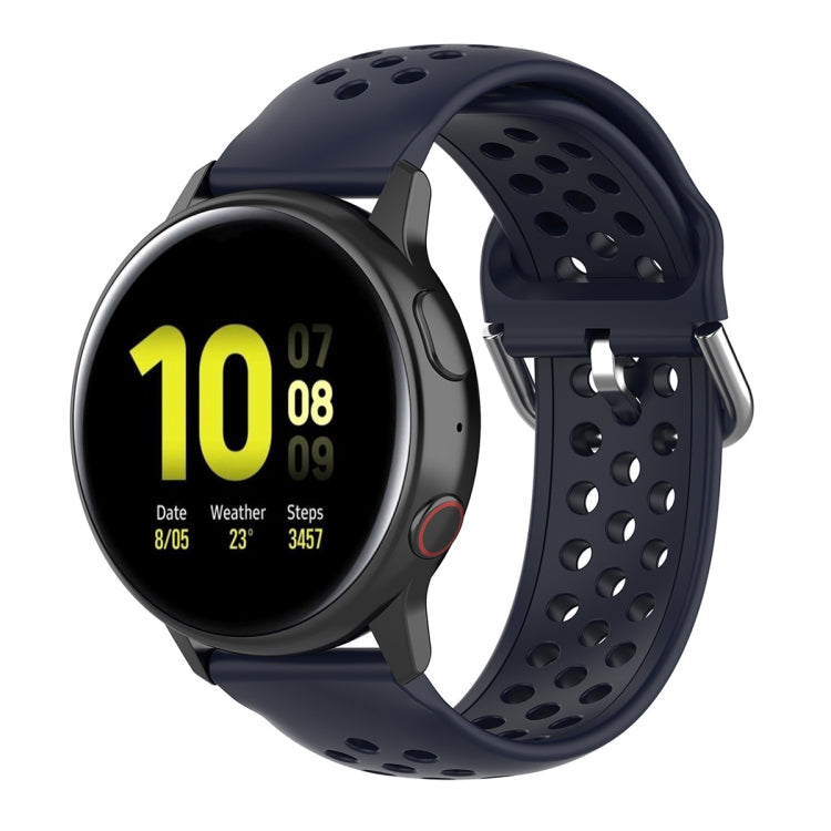 20mm Clasp Solid Color Sport Wrist Strap Watchband, For Huawei Watch GT2 42MM, For Galaxy Watch Active2 / Active