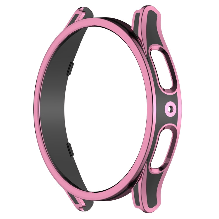 Hanging Sculpture Two-color Protective Watch Case with Tempered Glass Film, For Samsung Galaxy Watch5 Pro 45mm, For Samsung Galaxy Watch5 40mm, For Samsung Galaxy Watch5 44mm, For Samsung Galaxy Watch4 40mm, For Samsung Galaxy Watch4 44mm