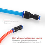LAIZE 10pcs Plastic Reducing Straight Pneumatic Quick Fitting Connector, PG6-4, PG8-4, PG8-6, PG10-6, PG10-8, PG12-8, PG12-10, PG16-12
