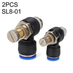 SL4-01 LAIZE 2pcs Throttle Valve Quick Fitting Pneumatic Connector, SL4-01 (2pcs), SL4-02, SL4-M5 (2pcs), SL6-01 (2pcs), SL6-02, SL6-03, SL6-04, SL6-M5 (2pcs), SL8-01 (2pcs), SL8-02, SL8-03, SL8-04, SL10-01 (2pcs), SL10-02, SL10-03, SL10-04, SL12-02   ...
