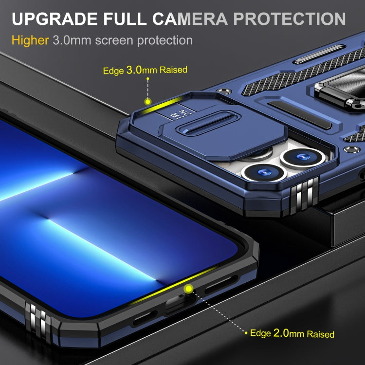 Armor PC + TPU Camera Shield Phone Case, For iPhone 12 Pro