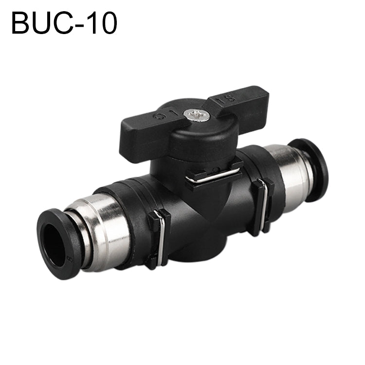 LAIZE Manual Valve Pneumatic Quick Fitting Connector, BUC-4, BUC-6, BUC-8, BUC-10, BUC-12, HVFF-4, HVFF-6, HVFF-8, HVFF-10, HVFF-12