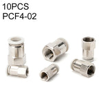 PCF6-02 LAIZE 2pcs Female Thread Straight Pneumatic Quick Fitting Connector, PCF4-01 (10pcs), PCF4-02 (10pcs), PCF6-01 (10pcs), PCF6-02 (2pcs), PCF6-03 (2pcs), PCF6-04 (1pc), PCF8-01 (2pcs), PCF8-02 (2pcs), PCF8-03 (1pc), PCF8-04 (1pc), PCF10-01 (1pc) ...