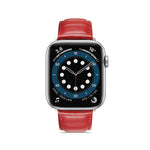 Genuine Leather Watch Band, For Apple Watch Ultra 49mm / Series 8&7 45mm / SE 2&6&SE&5&4 44mm / 3&2&1 42mm, For Apple Watch Series 8&7 41mm / SE 2&6&SE&5&4 40mm / 3&2&1 38mm