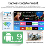 جهاز عرض صغير ذكي LED بقياس 4 إنش AUN ET50، 180 لومن، 1920x1080P، قابس أمريكي، قابس أوروبي، قابس بريطاني، قابس أسترالي