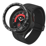 Gehäuse aus Stahl mit Zifferblattschutz, passend für Samsung Galaxy Watch5 Pro 45 mm (A-Style) und Samsung Galaxy Watch5 Pro 45 mm (E-Style).