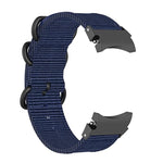 Nylon-Armband mit drei Ringen für Samsung Galaxy Watch4 / Watch4 Classic / Watch5 / Watch5 Pro