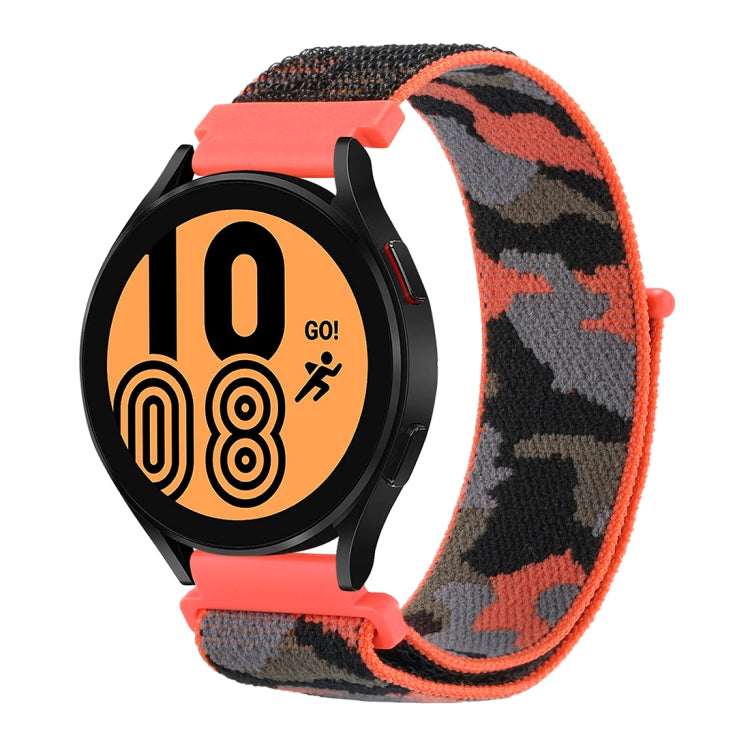 Camo Nylon Loop Watch Band, For Samsung Galaxy Watch5 40mm/44mm / Watch5 Pro