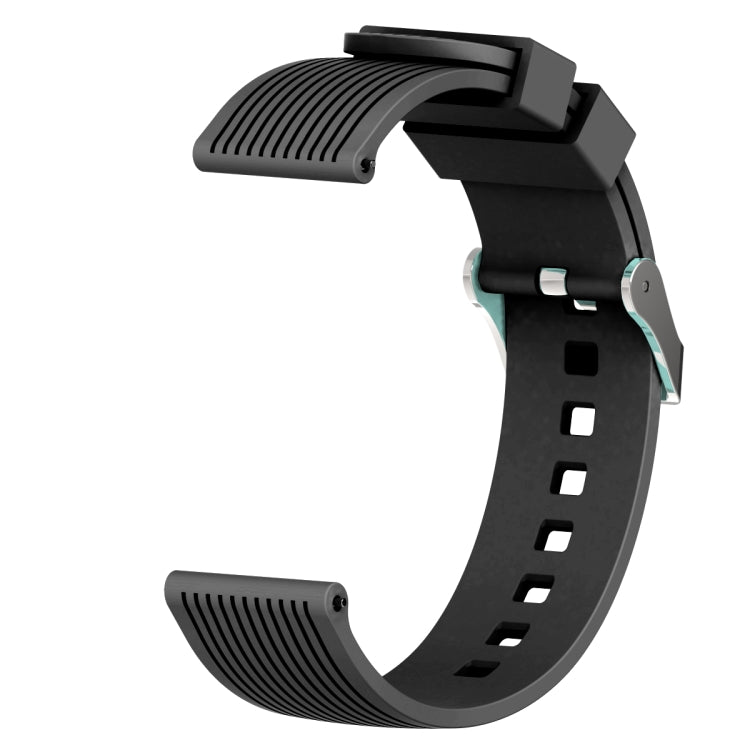 20mm Vertical Grain Silicone Watch Band, For Samsung Galaxy Watch5 40mm/44mm / Watch5 Pro