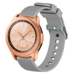 20mm Vertical Grain Silicone Watch Band, For Samsung Galaxy Watch5 40mm/44mm / Watch5 Pro