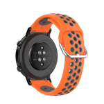 20mm Clasp Two Color Sport Wrist Strap Watchband, For Huawei Watch GT2 42MM, For Galaxy Watch Active2 / Active