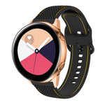 Two-color Stitching Silicone Watch Band, For Samsung Galaxy Watch5 40mm/44mm / Watch5 Pro