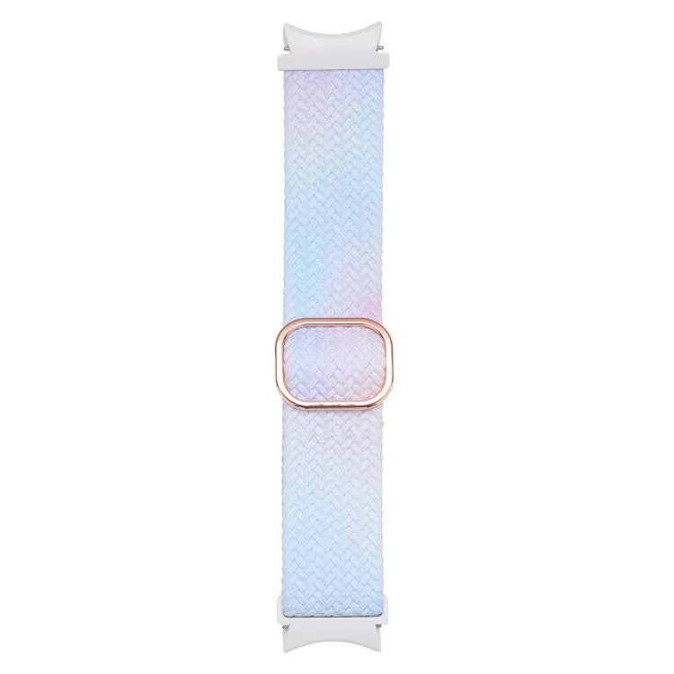 For Samsung Galaxy Watch 5 / Watch 5 Pro / Watch 4 Weave Gradient Color Watch Band