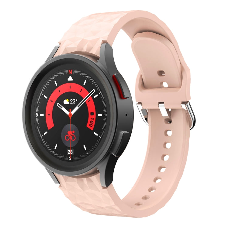 Silikonarmband mit Rautenmuster, für Samsung Galaxy Watch 5 / Watch 5 Pro