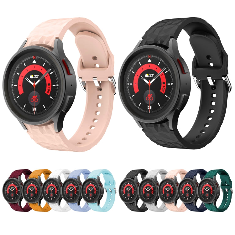 Silikonarmband mit Rautenmuster, für Samsung Galaxy Watch 5 / Watch 5 Pro