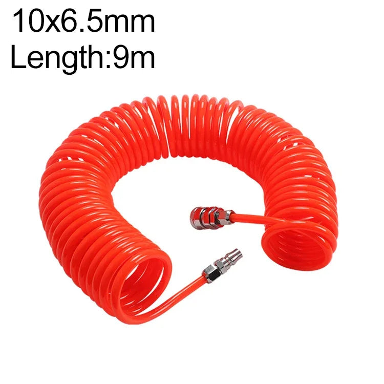 LAIZE Compressor Air Flexible PU Spring Tube with Connector, 8x5mm, 3m, with Connector, 8x5mm, 6m, with Connector, 8x5mm, 9m, with Connector, 8x5mm, 12m, with Connector, 8x5mm, 15m, with Connector, 10x6.5mm, 6m, with Connector                          ...