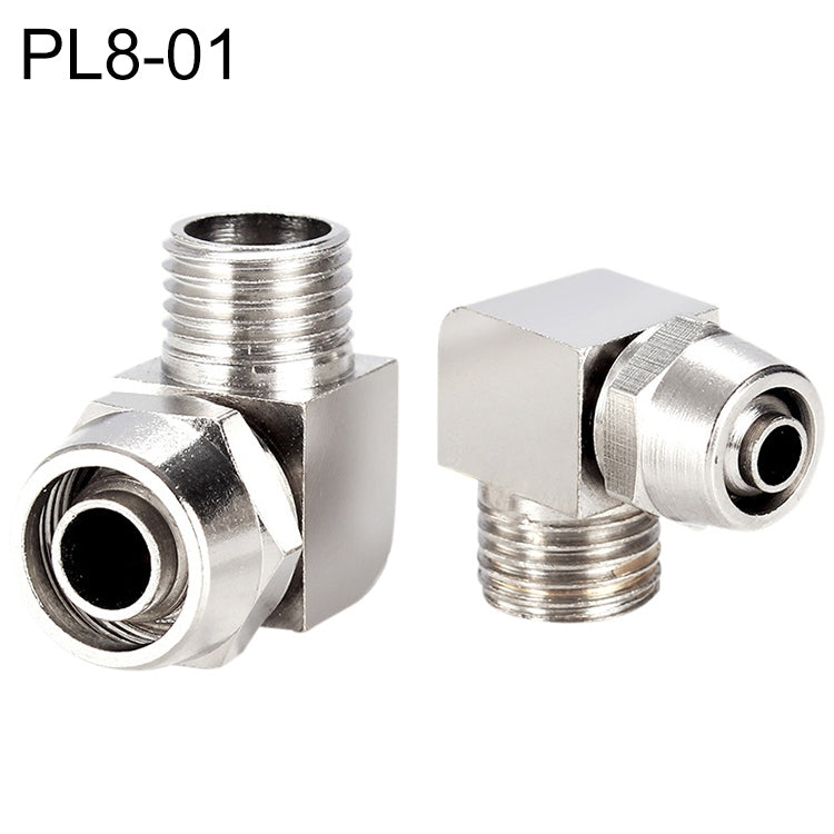 PL8-02 LAIZE Nickel Plated Copper Trachea Quick Fitting Lock Female Connector, PL4-M5, PL4-01, PL4-02, PL6-M5, PL6-01, PL6-02, PL8-01, PL8-02