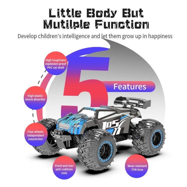 JJR/C Q105 2.4G RC Electric Climbing Off-Road Vehicle, JJR/C Q105(Black Red), JJR/C Q105(Black Blue)