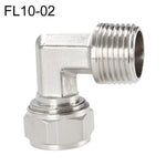 FL6-01 LAIZE Nickel Plated Copper Trachea Quick Fitting Twist Elbow Lock Female Connector, FL6-01, FL6-02, FL8-01, FL8-02, FL10-01, FL10-02