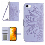 Skin Feel Sun Flower Pattern Flip Leather Phone Case, For iPhone 6, For iPhone 6s Plus, For iPhone 7 / 8, For iPhone 7 Plus / 8 Plus