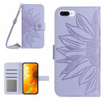 Skin Feel Sun Flower Pattern Flip Leather Phone Case, For iPhone 6, For iPhone 6s Plus, For iPhone 7 / 8, For iPhone 7 Plus / 8 Plus