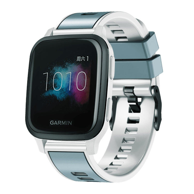 Plain Weave Two-color Silicone Watch Band, For Samsung Galaxy Watch 5 Pro 45mm