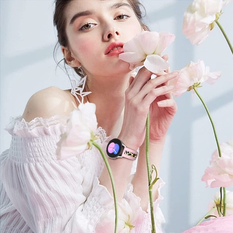 Silikonarmband mit vertikaler Maserungsprägung, für Samsung Galaxy Watch 5 (40 mm/44 mm) und Samsung Galaxy Watch 5 Pro (45 mm)