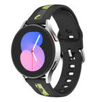 Silikonarmband mit vertikaler Maserungsprägung, für Samsung Galaxy Watch 5 (40 mm/44 mm) und Samsung Galaxy Watch 5 Pro (45 mm)