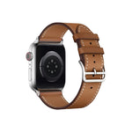 imak PG1 Series Leather Watch Band, For Apple Watch Series 4/5/6/SE 1/2/3 40mm, For Apple Watch Series 4/5/6/SE 1/2/3 44mm, For Apple Watch Series 8 41mm, For Apple Watch Series 8 45mm