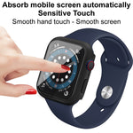 imak PC Frame Case with Tempered Glass Film, For Apple Watch Series 4/5/6/SE 1/2/3 40mm, For Apple Watch Series 4/5/6/SE 1/2/3 44mm, For Apple Watch Series 9 / 8 / 7 41mm, For Apple Watch Series 9 / 8 / 7 45mm                                           ...