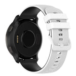 Small Plaid Texture Two-color Silicone Watch Band, For Suunto 5 Peak