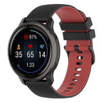 Small Plaid Texture Two-color Silicone Watch Band, For Suunto 5 Peak