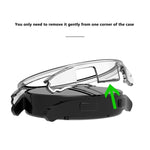 Half-cover PC Watch Case with Scale, For Samsung Galaxy Watch 5 40mm, For Samsung Galaxy Watch 5 44mm