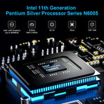 GMK KB7 Windows 11 Pro Mini PC, 16GB+512G, Intel Pentium Silver N6005 Quad Core, Support WiFi & BT, KB7 16GB+512G