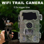 Caméra de chasse Wi-Fi H888WIFI avec écran TFT 2,4 pouces et résolution 4K