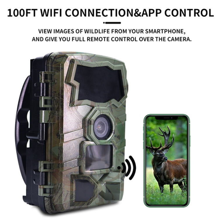 Caméra de chasse Wi-Fi H888WIFI avec écran TFT 2,4 pouces et résolution 4K