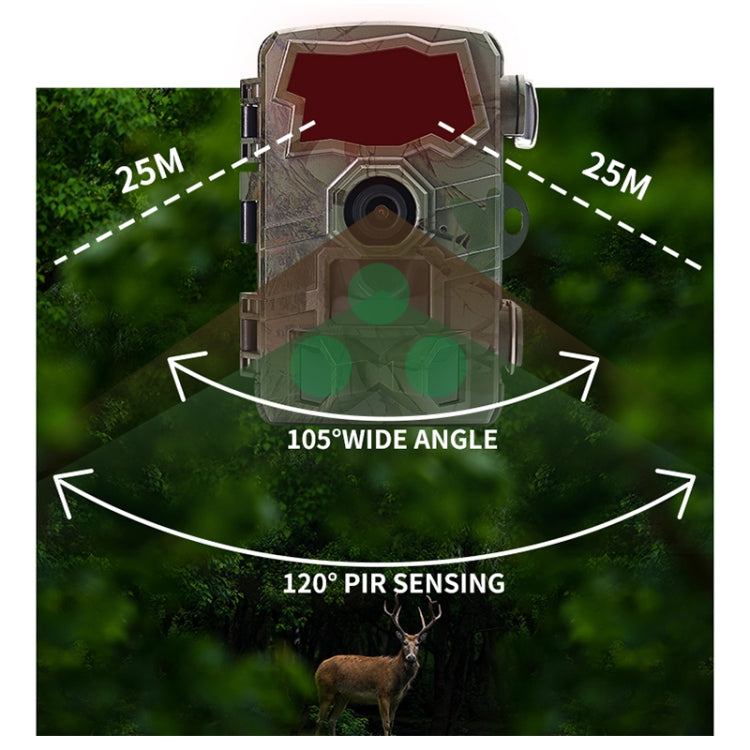 Caméra de chasse Wi-Fi H888WIFI avec écran TFT 2,4 pouces et résolution 4K
