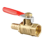 Pneumatic Hose Connector Copper Ball Valve, Inside 2-Barb 8mm, Inside 2-Barb 10mm, Inside 3-Barb 8mm, Inside and Outside 1 1/8 inch, Inside and Outside 2 1/4 inch, Inside and Outside 3 3/8 inch, Inside and Outside 4 1/2 inch, Double Inside 1 1/8 inch  ...