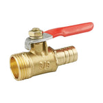 Pneumatic Hose Connector Copper Ball Valve, Inside 2-Barb 8mm, Inside 2-Barb 10mm, Inside 3-Barb 8mm, Inside and Outside 1 1/8 inch, Inside and Outside 2 1/4 inch, Inside and Outside 3 3/8 inch, Inside and Outside 4 1/2 inch, Double Inside 1 1/8 inch  ...