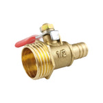 Pneumatic Hose Connector Copper Ball Valve, Inside 2-Barb 8mm, Inside 2-Barb 10mm, Inside 3-Barb 8mm, Inside and Outside 1 1/8 inch, Inside and Outside 2 1/4 inch, Inside and Outside 3 3/8 inch, Inside and Outside 4 1/2 inch, Double Inside 1 1/8 inch  ...